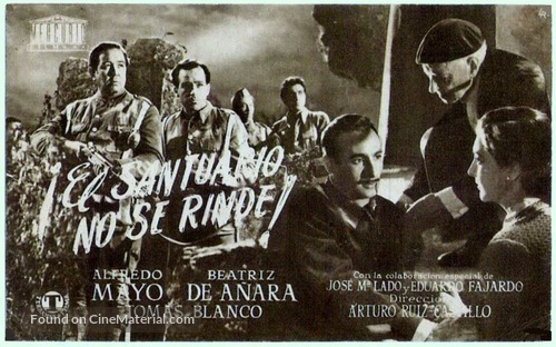 El santuario no se rinde - Spanish Movie Poster