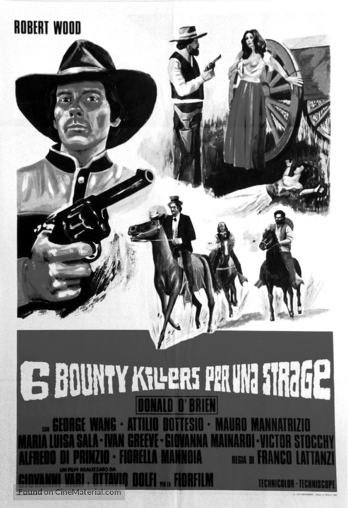 Sei bounty killers per una strage - Italian Movie Poster