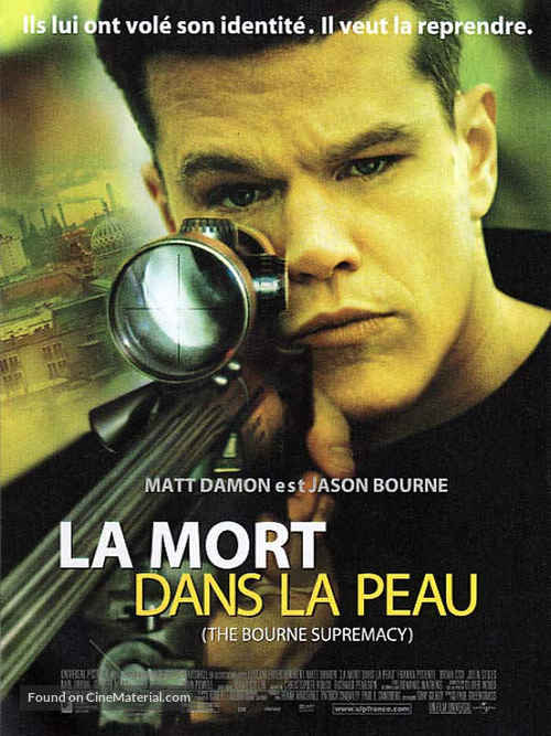 The Bourne Supremacy - French Movie Poster