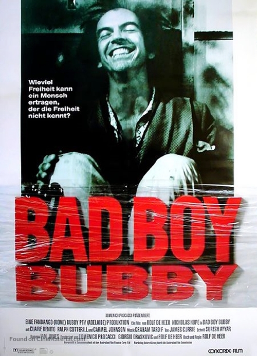 Bad Boy Bubby - German Movie Poster