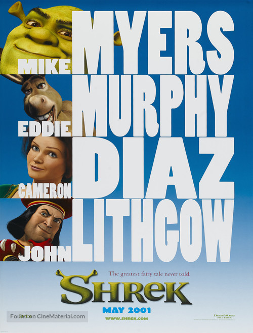 Shrek - Teaser movie poster