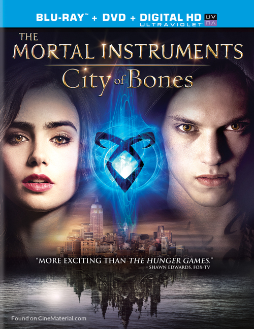 The Mortal Instruments: City of Bones - Blu-Ray movie cover