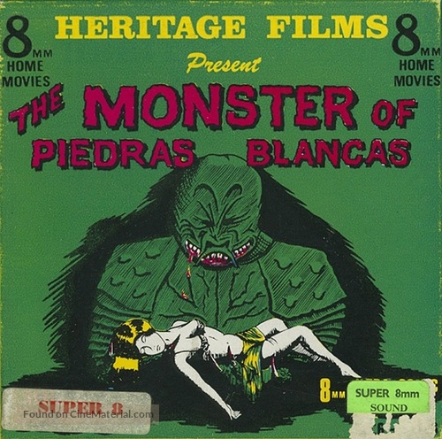 The Monster of Piedras Blancas - British Movie Cover
