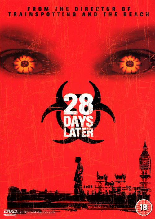 28 Days Later... - British DVD movie cover