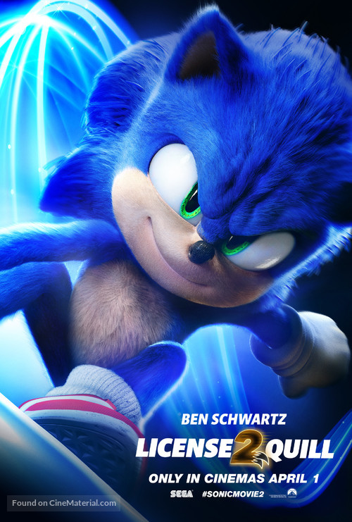 Sonic the Hedgehog 2 - Irish Movie Poster