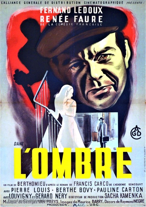 L&#039;ombre - French Movie Poster