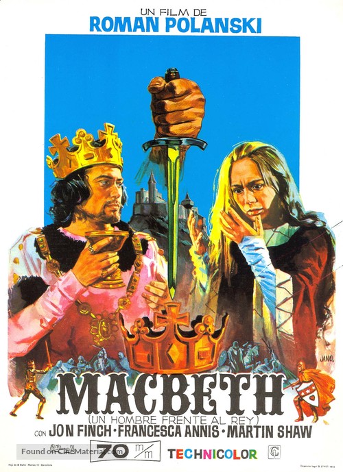 The Tragedy of Macbeth - Spanish Movie Poster