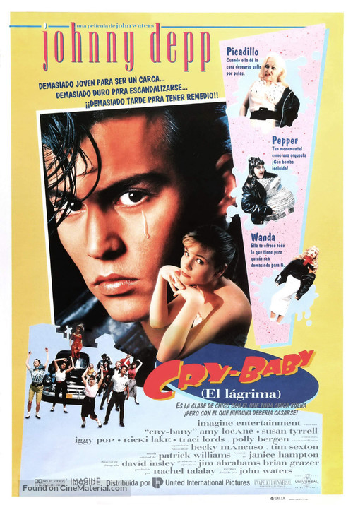 Cry-Baby - Spanish Movie Poster