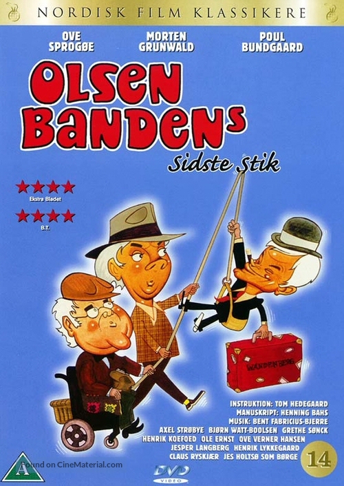 Olsen-bandens sidste stik - Danish DVD movie cover