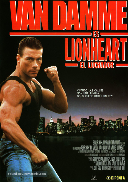 Lionheart - Spanish Movie Poster