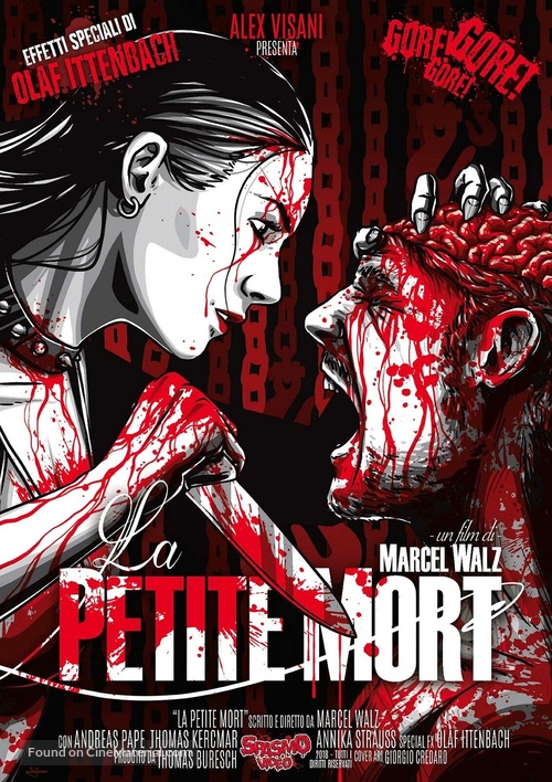 La petite mort - Italian DVD movie cover