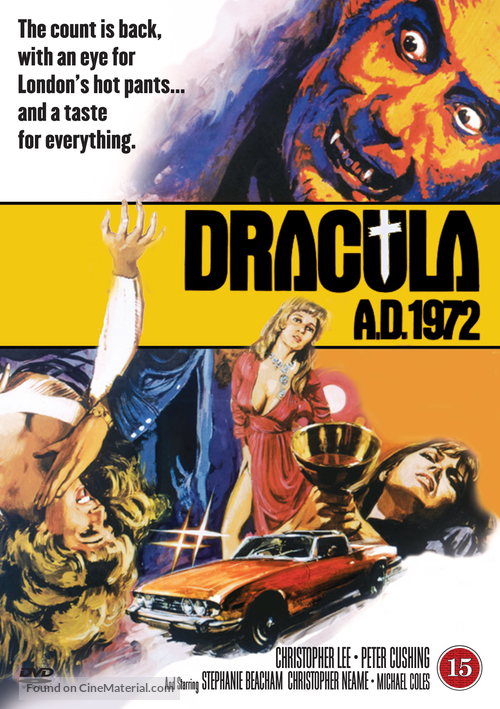 Dracula A.D. 1972 - Danish Movie Cover
