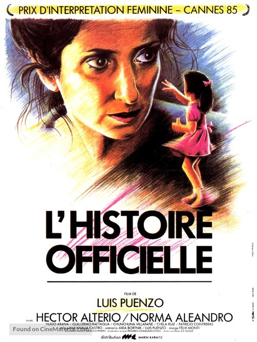 La historia oficial - French Movie Poster