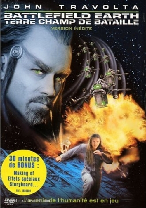 Battlefield Earth - Canadian DVD movie cover