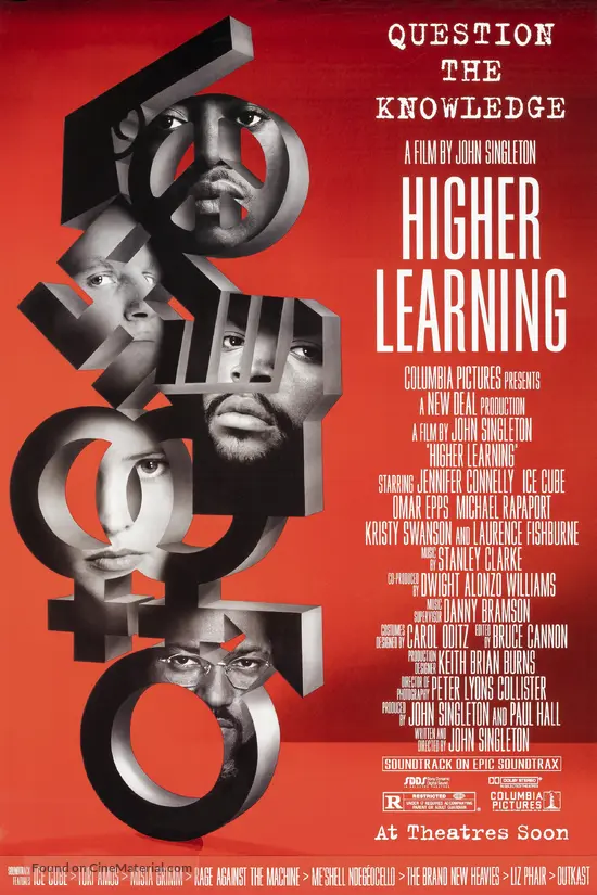 Higher Learning 1995 Movie Poster Higher learning 1995 movie poster