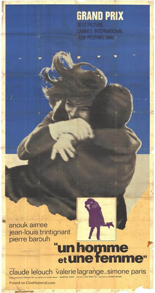 Un homme et une femme - French Movie Poster