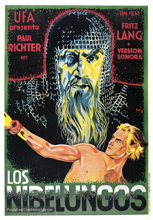 Die Nibelungen: Kriemhilds Rache - Spanish Movie Poster