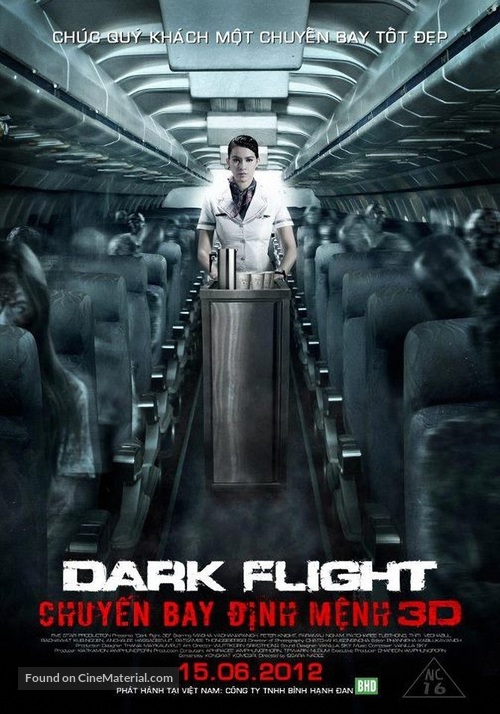 407 Dark Flight 3D - Vietnamese Movie Poster