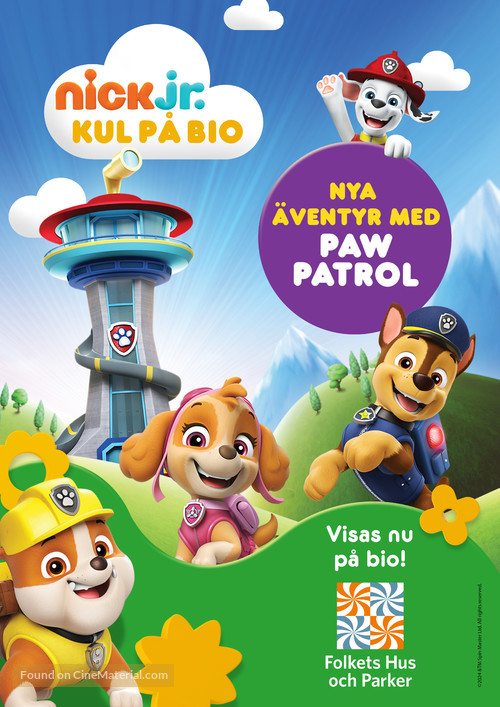 &quot;PAW Patrol&quot; - Swedish Movie Poster