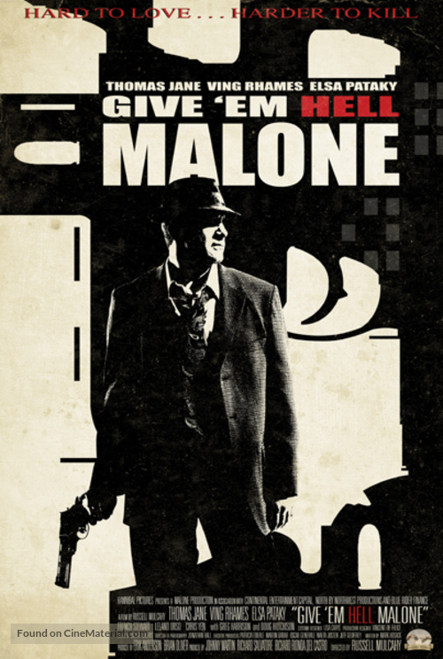 Give &#039;em Hell, Malone - Movie Poster
