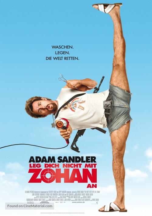 You Don&#039;t Mess with the Zohan - German Movie Poster