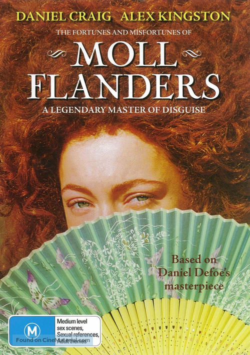 The Fortunes and Misfortunes of Moll Flanders - Australian DVD movie cover