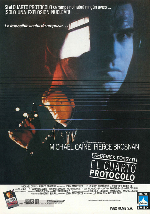 The Fourth Protocol - Spanish Movie Poster