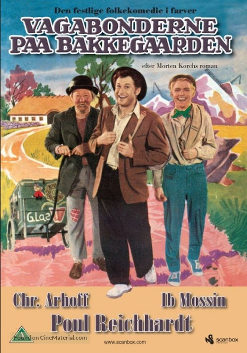 Vagabonderne p&aring; Bakkeg&aring;rden - Danish DVD movie cover