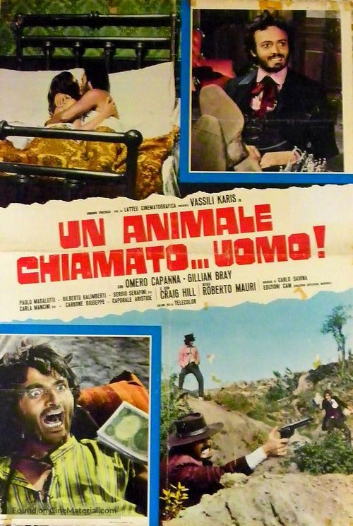 Un animale chiamato uomo - Italian Movie Poster