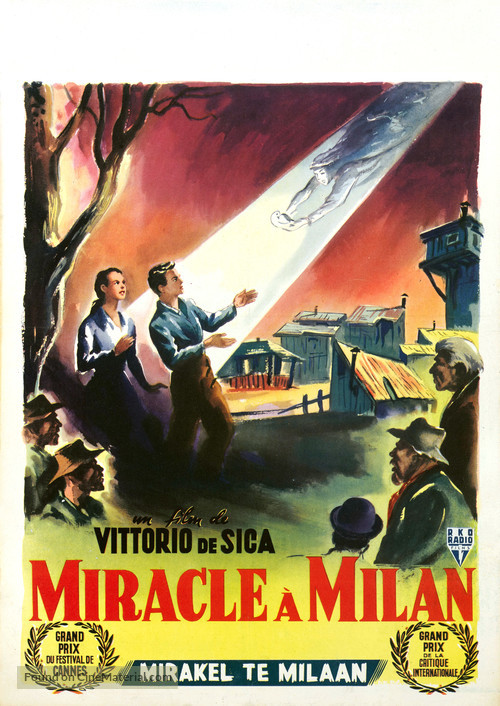 Miracolo a Milano - Belgian Movie Poster