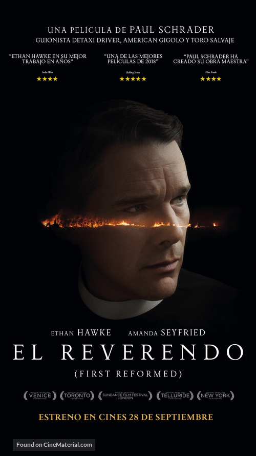 First Reformed - Spanish Movie Poster