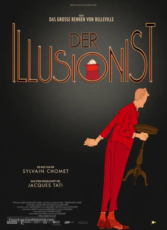 L&#039;illusionniste - German Movie Poster