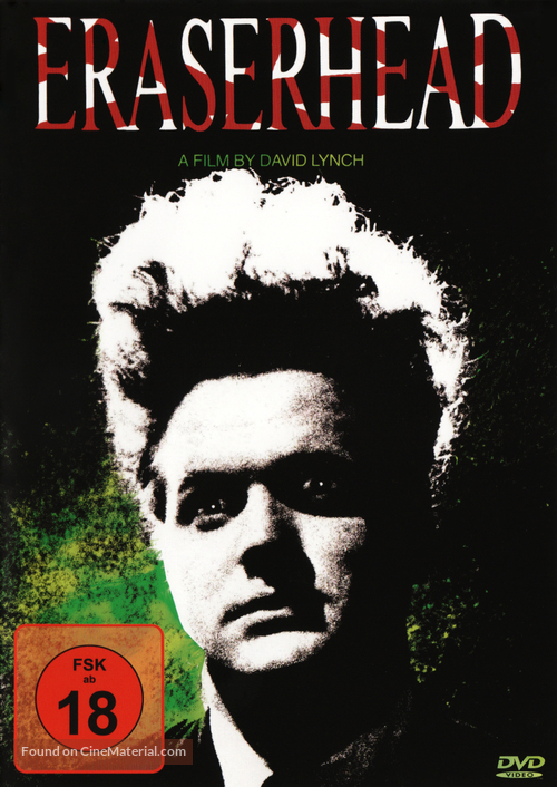 Eraserhead - German DVD movie cover