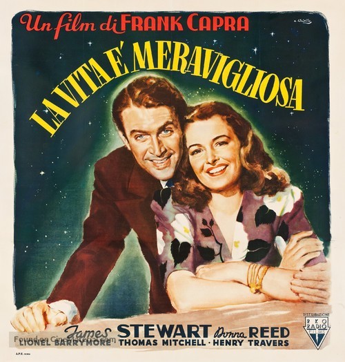 It&#039;s a Wonderful Life - Italian Movie Poster