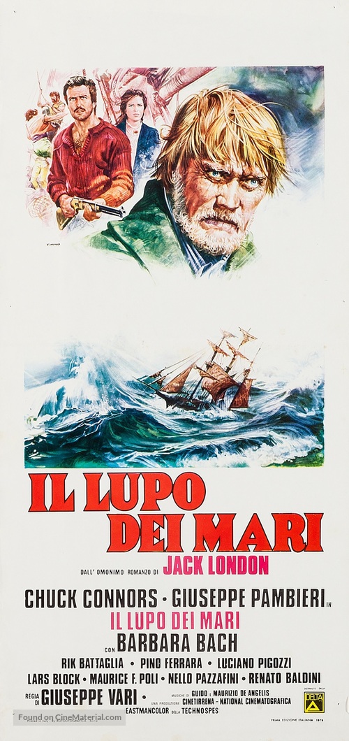 Il lupo dei mari - Italian Movie Poster