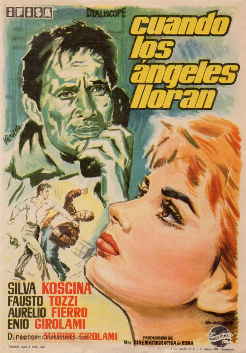 Quando gli angeli piangono - Spanish Movie Poster