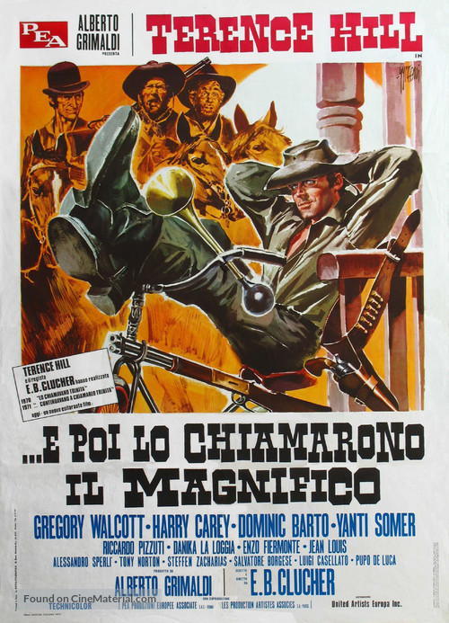 E poi lo chiamarono il magnifico - Italian Movie Poster