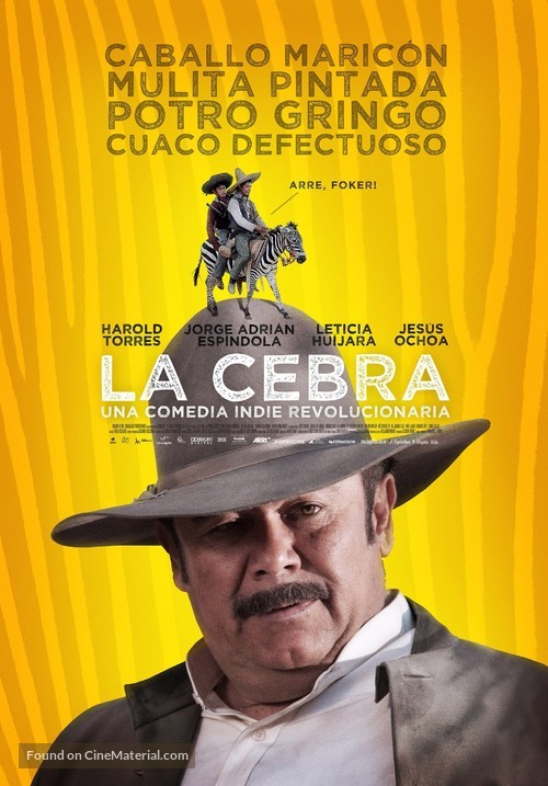 La cebra - Mexican Movie Poster