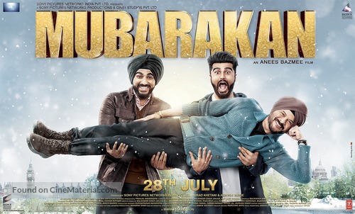 Mubarakan - Indian Movie Poster