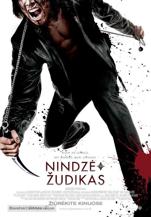 Ninja Assassin - Lithuanian Movie Poster