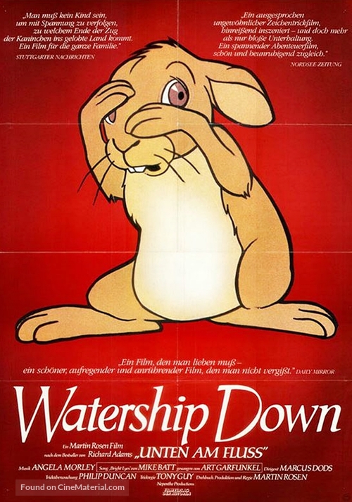 Watership Down - German Movie Poster