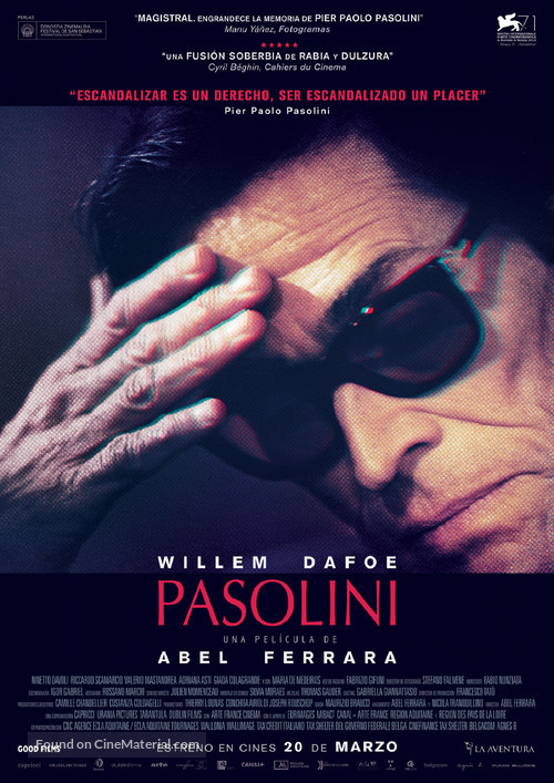 Pasolini - Spanish Movie Poster