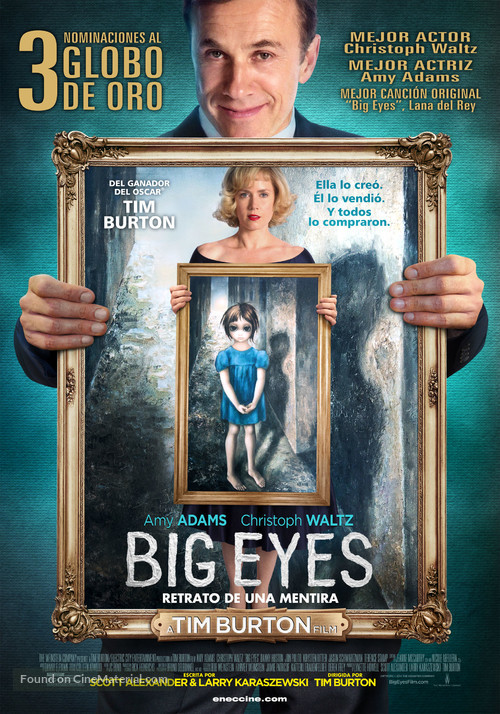 Big Eyes - Uruguayan Movie Poster