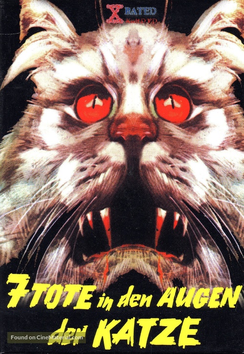 La morte negli occhi del gatto - German DVD movie cover