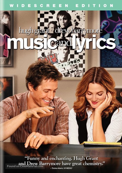Music and Lyrics - DVD movie cover