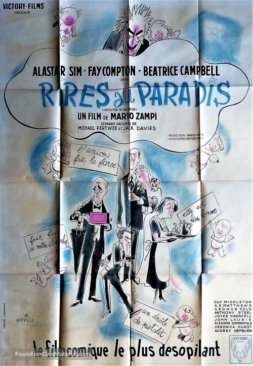 Laughter in Paradise - French Movie Poster