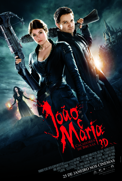 Hansel &amp; Gretel: Witch Hunters - Brazilian Movie Poster