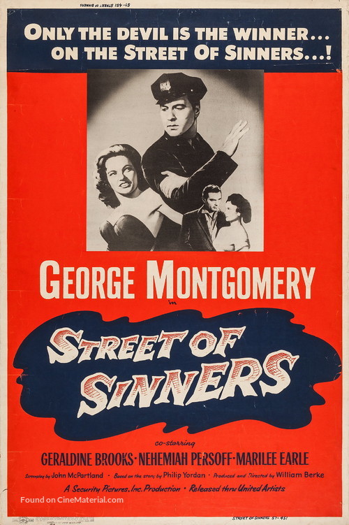 Street of Sinners - Movie Poster