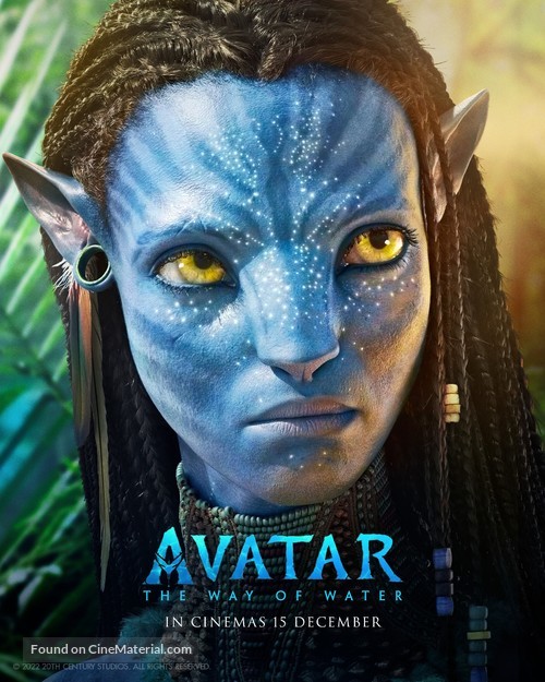 Avatar: The Way of Water - Singaporean Movie Poster