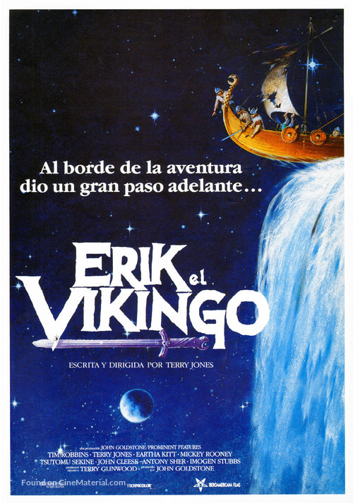 Erik the Viking - Spanish Movie Poster